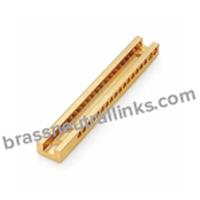 CDA 360 Brass Neutral Bar 1 meter length C36000 Neutral Links