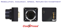 ISVI Razor High-Resolution Industrial Cameras, CMOS, 5120x5120, 4.5 pixel size