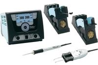 The Weller WX2021 High Powered Soldering Station with 1 WXMP and 1 WXMT Pencils have 200 watts and a large graphic LCD display can be viewed from all angles.
